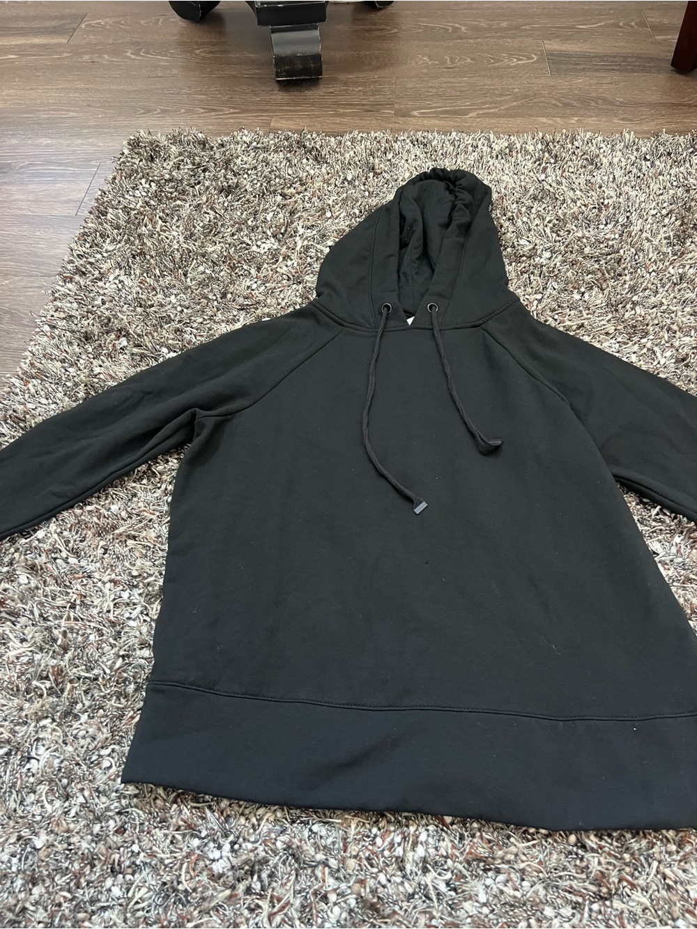 Athletic Works Girls Black Pullover Hoodie Size M 8-10